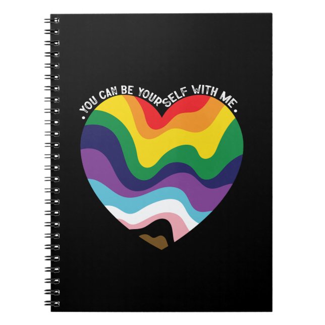 Carnet Vous Pouvez Être Vous-Même Avec Moi, LGBT Transgen (Devant)
