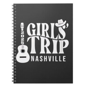 Carnet Voyage à Nashville pour filles 2025 Vacances d'été