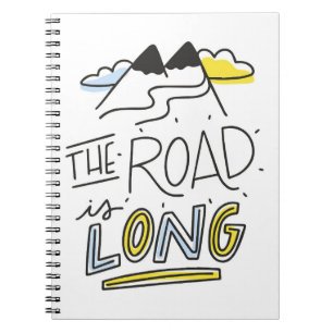 Carnet Voyage Art Le chemin est long