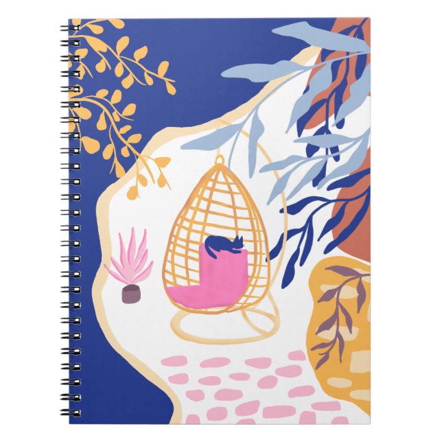 Carnet Voyage cool Grèce plage folle illustration (Devant)