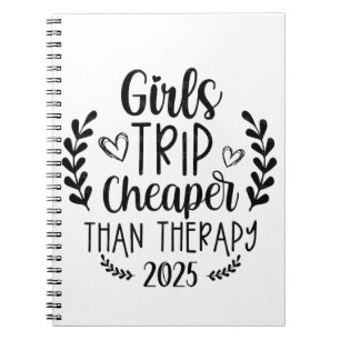 Carnet Voyage des filles moins cher que la thérapie 2025