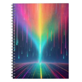 Carnet Voyage en goutte arc-en-ciel