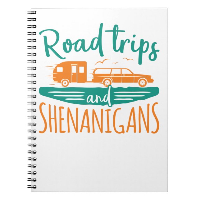 Carnet Voyages sur la route et Shenanigans Vacances en fa (Devant)