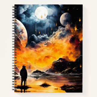 Carnet Voyageur astronaute Horizon cosmique Journey
