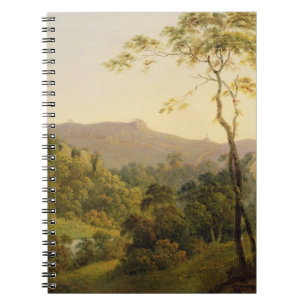 Carnet Vue à Matlock Dale, regardant vers la roche noire