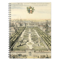 Vue aérienne du jardin formel par Eric Dahlbergh