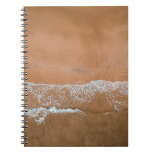 CARNET VUE AÉRIENNE SUR LA PLAGE