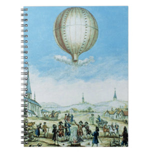 Carnet Vue d'Annonay dans Vivarais et le premier vol o