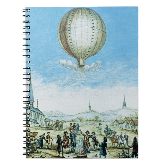 Carnet Vue d'Annonay dans Vivarais et le premier vol o (Devant)