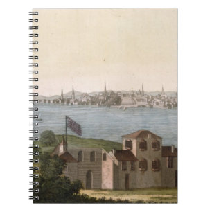 Carnet Vue de Boston, de 'Le Costume Ancien et Moderne