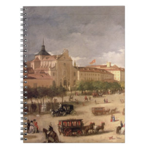 Carnet Vue de Calle de Alcala, Madrid (huile sur la toile