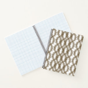 Carnet Vue de fond d'une grille de maillage métallique cr