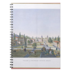 Carnet Vue de la cour externe du sérail, Topka