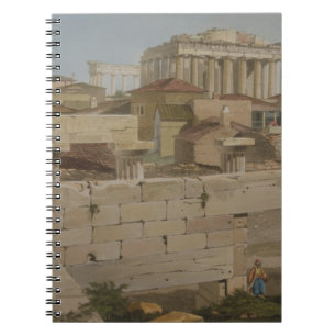 Carnet Vue du parthenon du Propylaea, plat 7