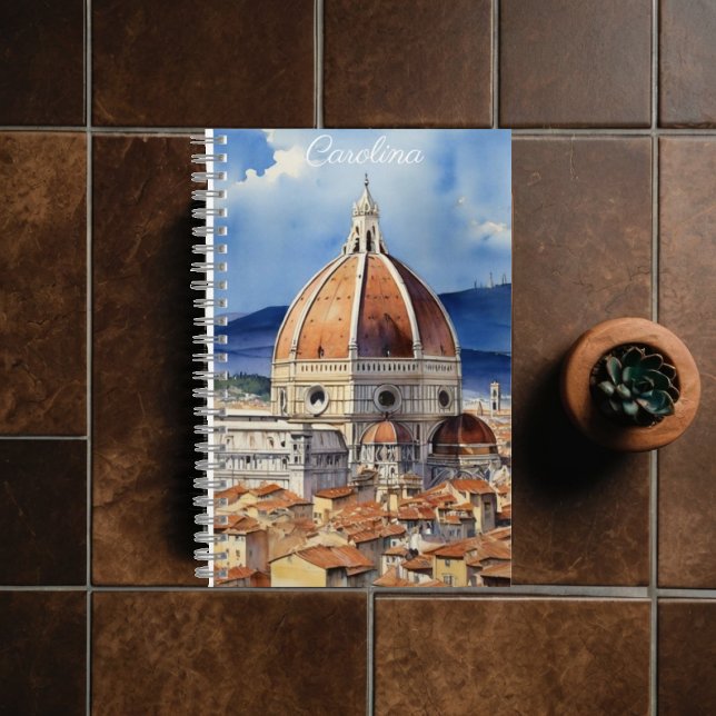 Carnet Vue Florence | le Duomo | en aquarelle (Créateur téléchargé)