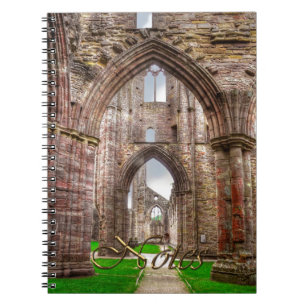 Carnet Vue intérieure de l'ancienne abbaye de Tintern Pay