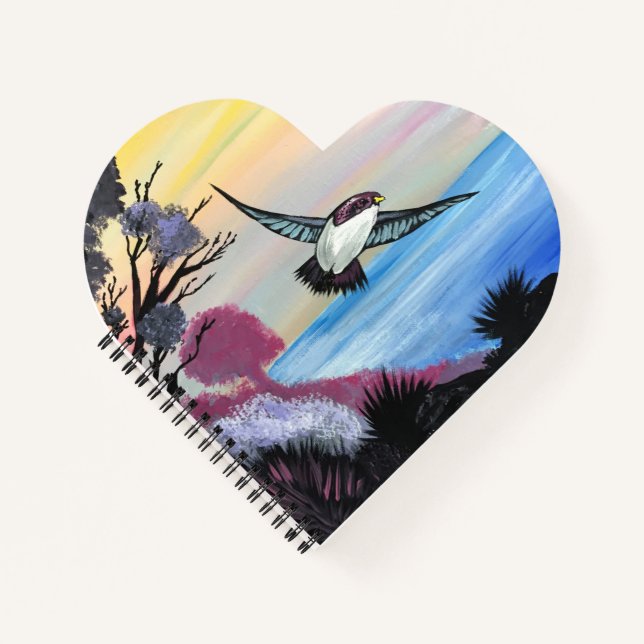 Carnet Vue Oiseaux (Devant)