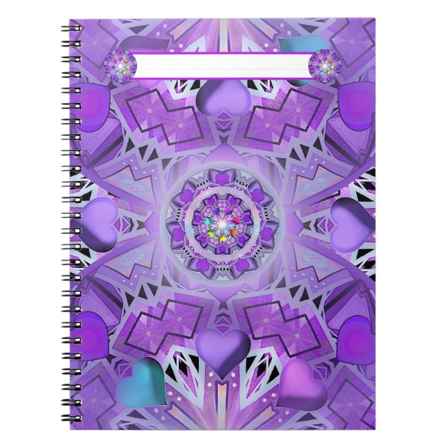Carnet W2 pourpre (Devant)