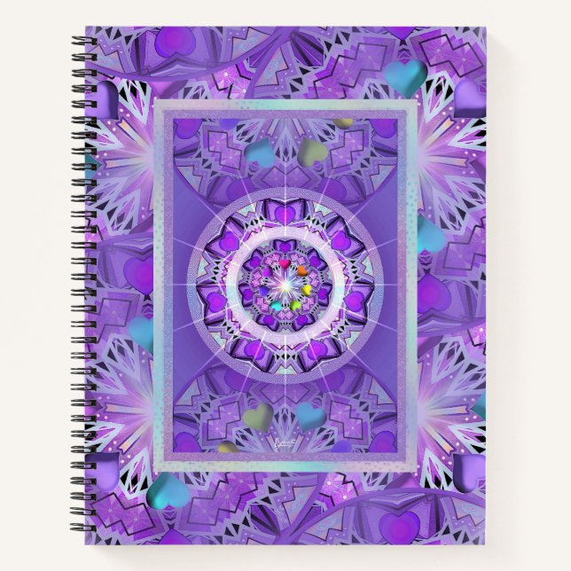 Carnet W2 pourpre (Devant)