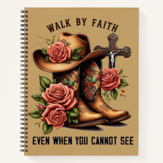 Carnet Walk By Faith Christian | Cowgirl de l'Ouest Foi