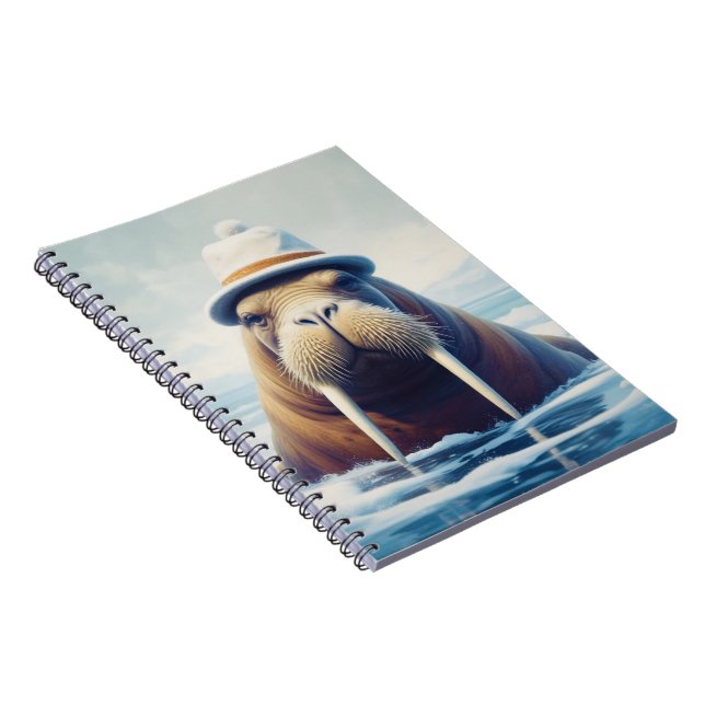 Carnet Walrus avec casquette (Côté Droit)