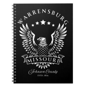 Carnet Warrensburg Johnson County Missouri Aigle Vintage