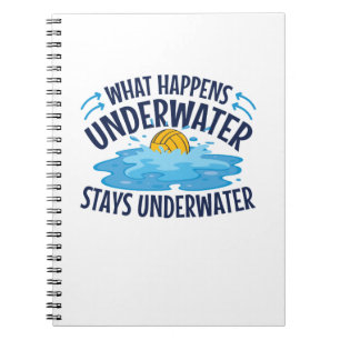 Carnet Water Polo Ce qui se passe sous l'eau