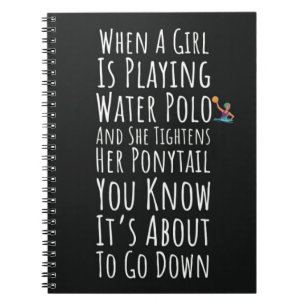 Carnet Water Polo Dons Athlète Pour Sa Femme Fille