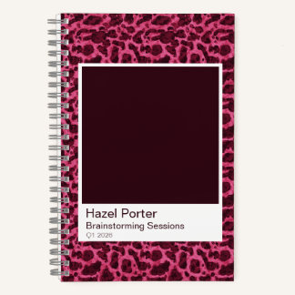 Carnet Watercolor Tortoiseshell Spiral Notebook
