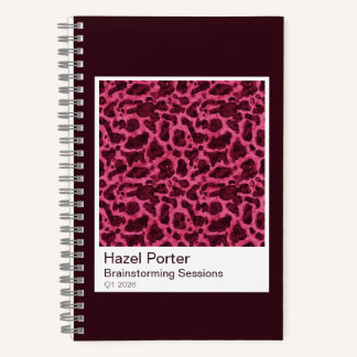 Carnet Watercolor Tortoiseshell Spiral Notebook