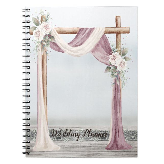 Carnet Wedding planner Beach Arbor (Devant)
