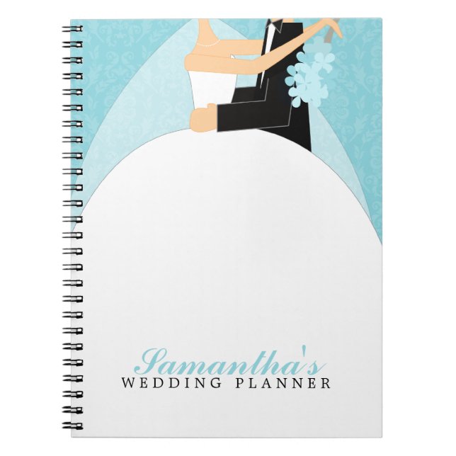 Carnet Wedding planner fait sur commande de jeunes mariés (Devant)