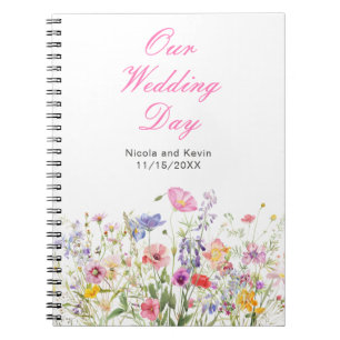 Carnet Wedding planner floral fleur sauvage Spring