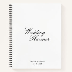 Carnet Wedding planner musulman musulman minimal