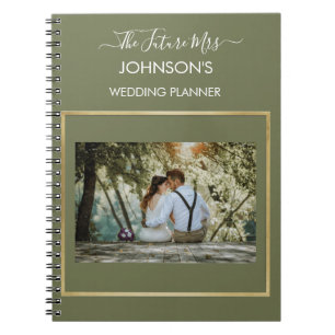 Carnet Wedding planner photo personnalisé