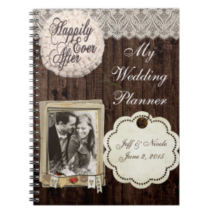 Carnet Wedding planner rustique Country Couple