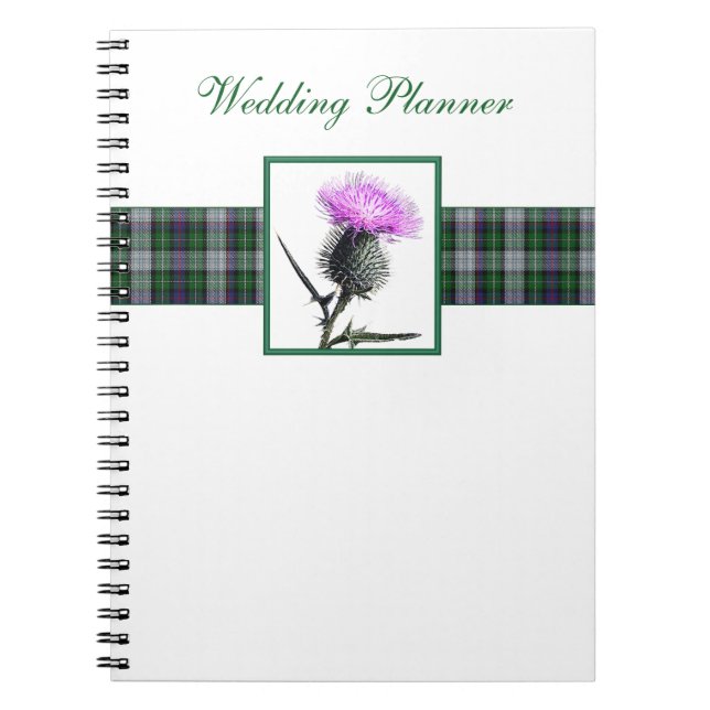 Carnet Wedding planner Tartan et Thistle (Devant)