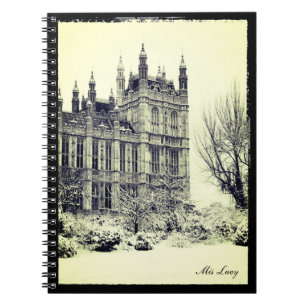 Carnet Westminster, Parlement, Hiver Londres - Anglais
