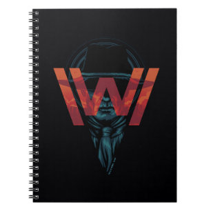 Carnet Westworld L'homme en noir logo graphique