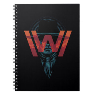 Carnet Westworld | L'homme en noir logo graphique