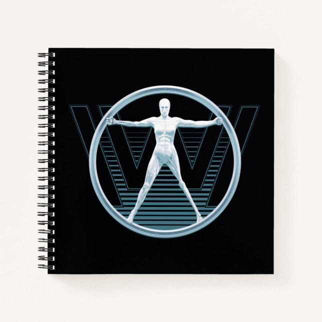 Carnet Westworld | Logo Vitruvian Android (Devant)