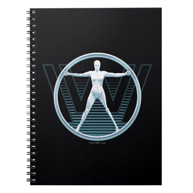 Carnet Westworld | Logo Vitruvian Android (Devant)