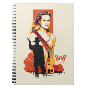 Carnet Westworld Wyatt & Man en noir à l'église blanche
