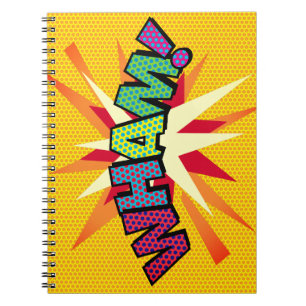Carnet WHAM Bande dessinée rétro Fun Pop Art