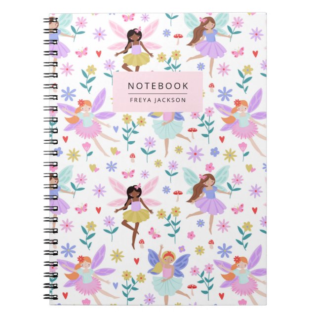 Carnet Whimsical Fairy Garden Notebook (Devant)