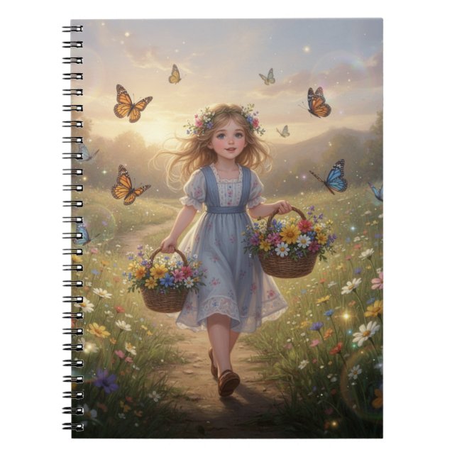 Carnet Whimsical Girl Notebook (Devant)