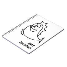 Whimsical Poisson noir et blanc