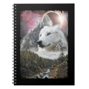 Carnet White Wolf Mountains Solar Eclipse Galaxy