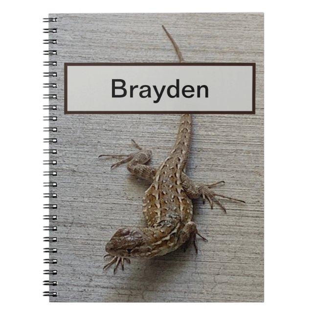Carnet Wild Lizard Personnalisé (Devant)