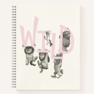 Carnet WILD   Wild Things et Max - Rose
